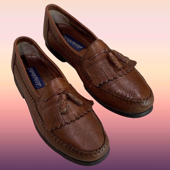 Giorgio Brutini Le Glove Duke Kiltie Tassel loafers Mens Size 10.5D - Picture 1 of 16